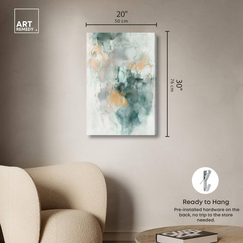 Verdant Vapors II Canvas by Art Remedy, Gallery Wrapped