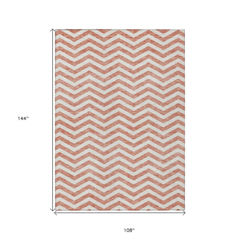 HomeRoots Chevron Transitional Rectangle Outdoor Rug