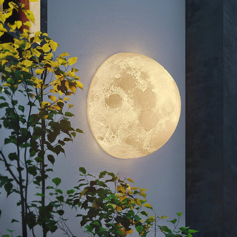 Semicircular Moon Wall Light - 11.8 in