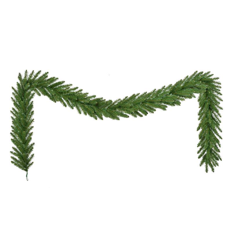 Puleo International 9' x 10" Mountain View Spruce Artificial Green Christmas Garland