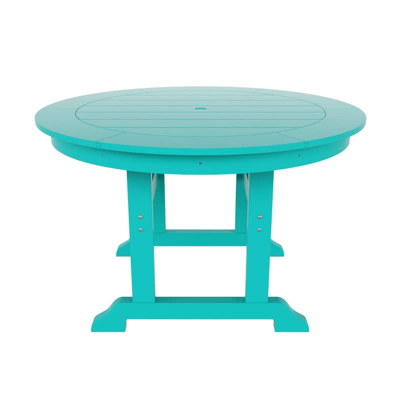Altura 5-Piece Round Poly Eco-Friendly All Weather Outdoor Dining Set