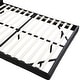 preview thumbnail 14 of 55, Upholstered Platform Bed Frame with LED Light Bar and USB