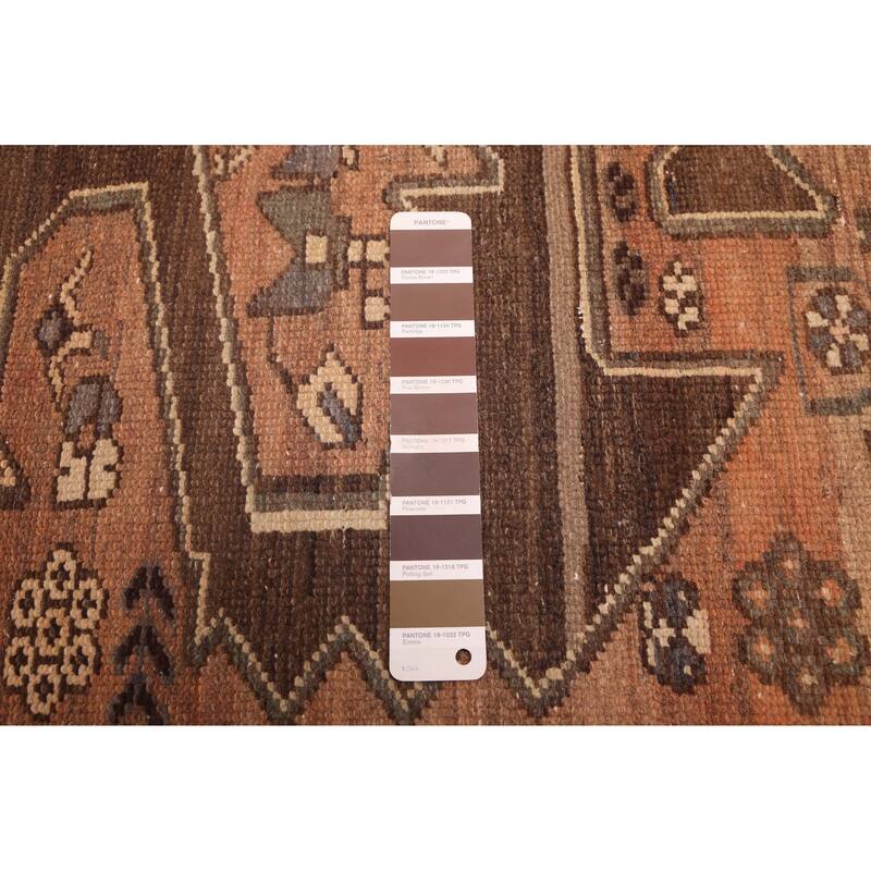 ECARPETGALLERY Hand-knotted Antalya Vintage Brown Wool Rug - 5'5 x 10'1