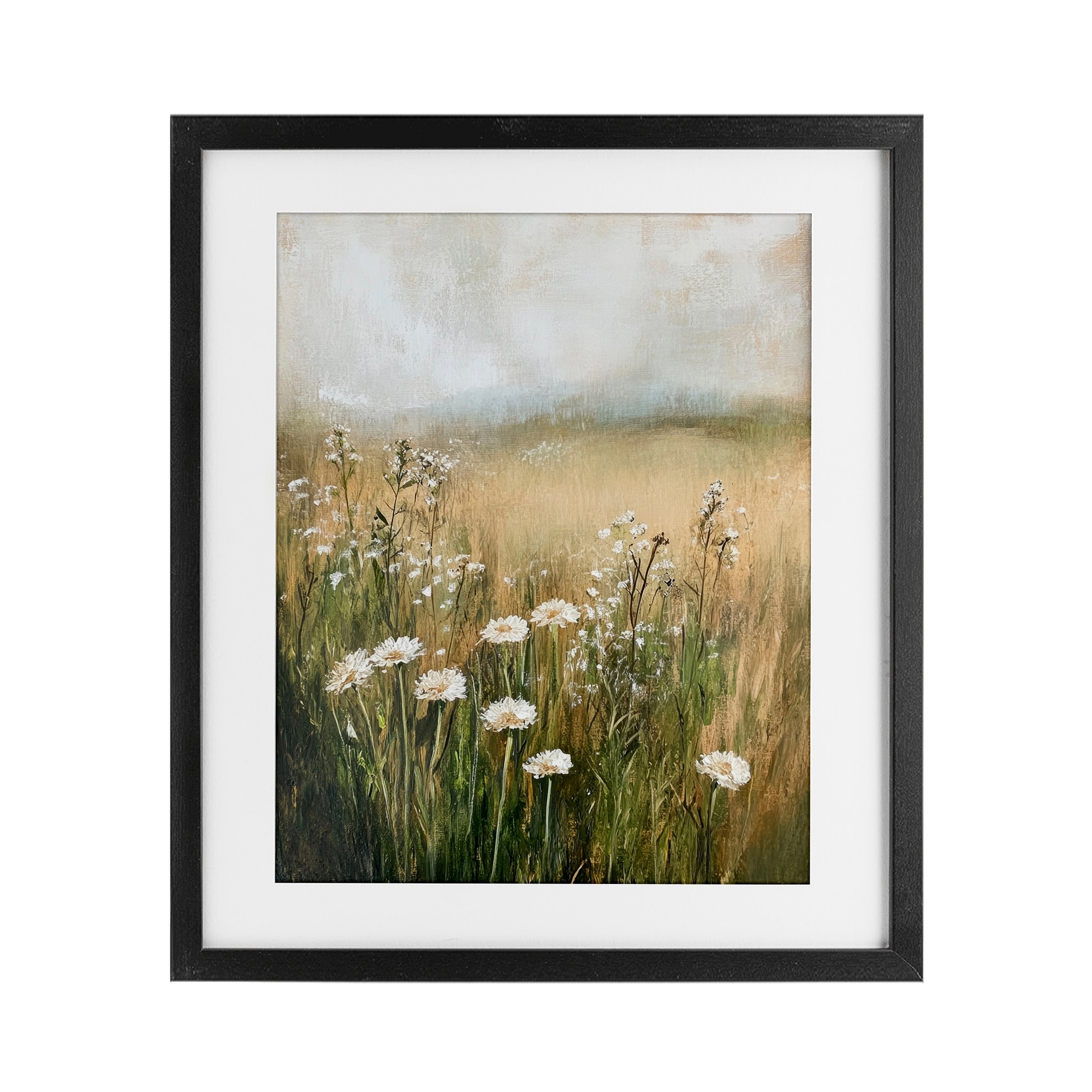 A Few White Flowers Petal Prints Design