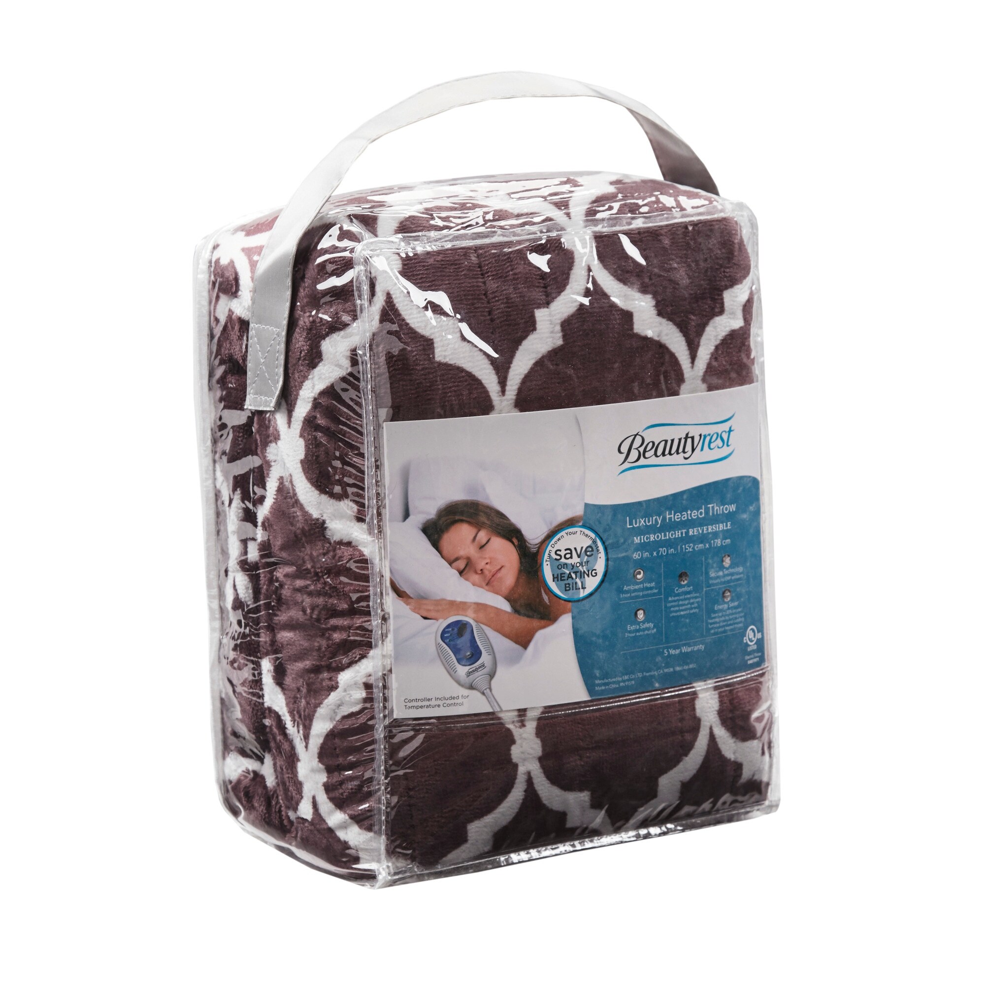 Beautyrest ogee heated oversized throw hotsell