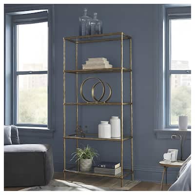 Ryandale Bookcase - 32.25" W x 14.75" D x 72.5" H