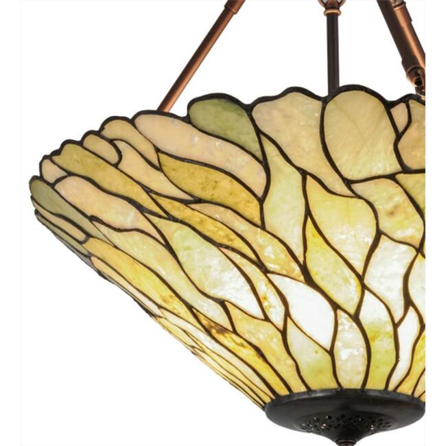Meyda Tiffany 158688 Willow Jadestone 3 Light 20" Wide Pendant