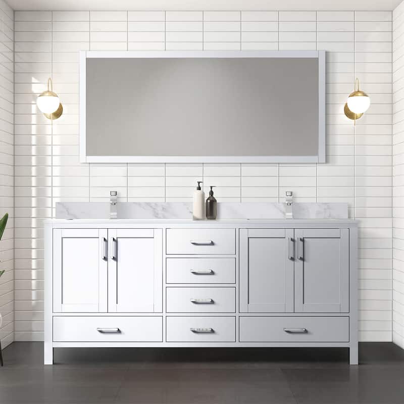 Jacques 72 in. W x 22 in. D Dark Grey Double Bath Vanity