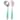 Martha Stewart Everyday Drexler 2 Piece Ladle and Serving Spoon Kitchen Tool Set in Turquoise