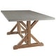 preview thumbnail 12 of 16, Benchwright Rustic Pine Trestle Accent Dining Table by iNSPIRE Q Artisan
