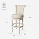 preview thumbnail 86 of 110, Maven Lane 31" Pullman Swivel Bar Height Kitchen Stool