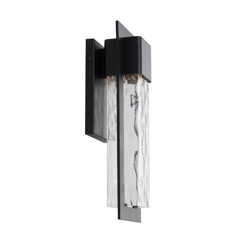 Mist 16in LED Indoor or Outdoor Wall Light 3000K Black