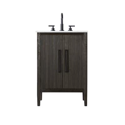 Elegant Lighting VF29624 Blakely 24" Free Standing Single Basin Vanity