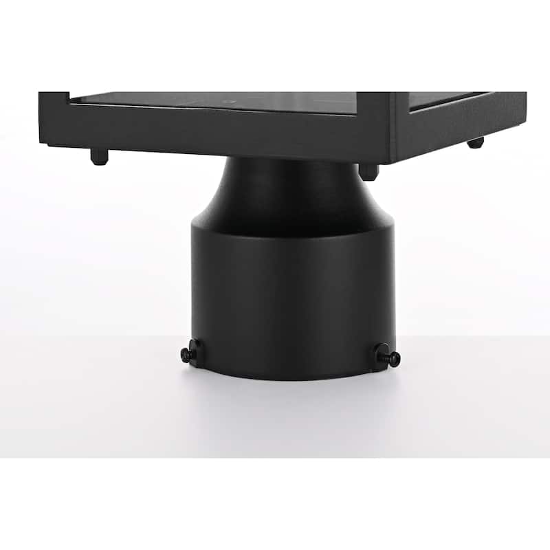 Lachlan 15 inch Outdoor Post light in Black - 15"