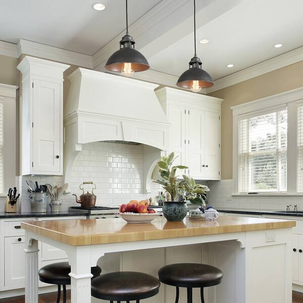 Country kitchen island lighting