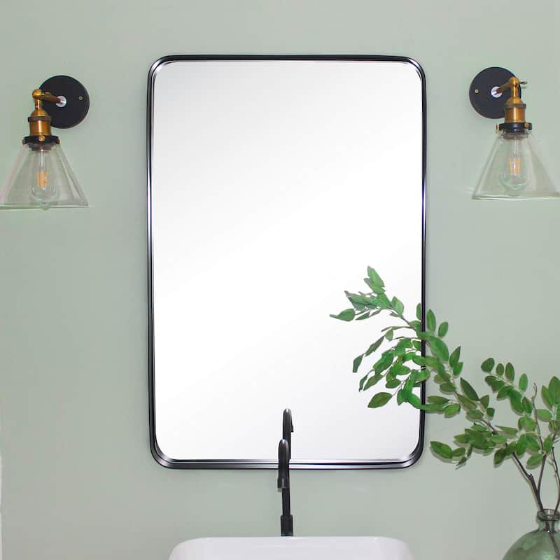 Arthers Stainless Steel Metal Bathroom Vanity Wall Mirror