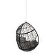 preview thumbnail 3 of 16, Mabel Wicker Hanging Chair by Christopher Knight Home