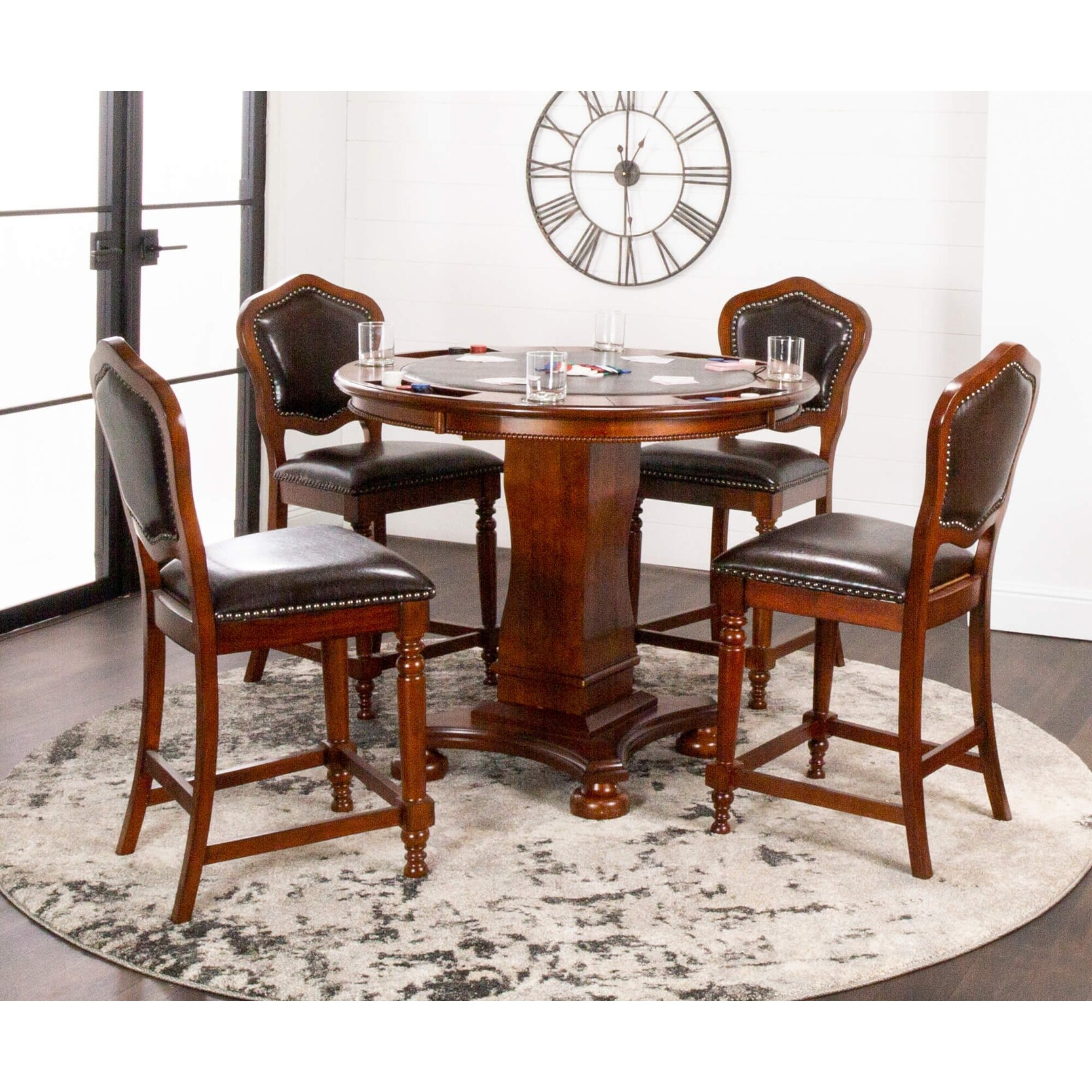 Cherry high top table sales