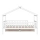 preview thumbnail 34 of 34, Wooden Twin Size Bunk Bed Classic House-shape Bed w/ Drawers Unisex