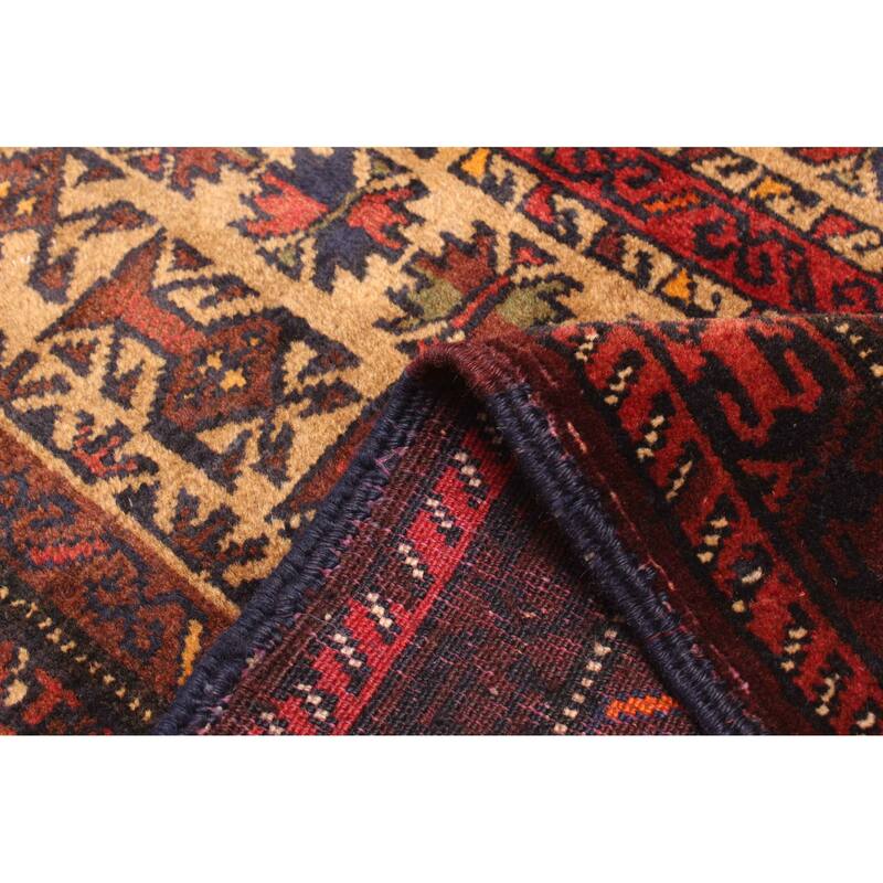 ECARPETGALLERY Hand-knotted Teimani Brown Wool Rug - 2'10 x 4'2