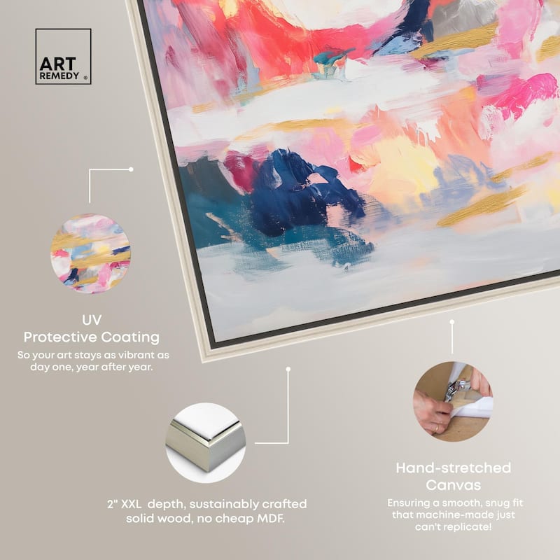 Balipink III Canvas by Art Remedy