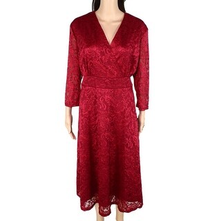 designer burgundy dress