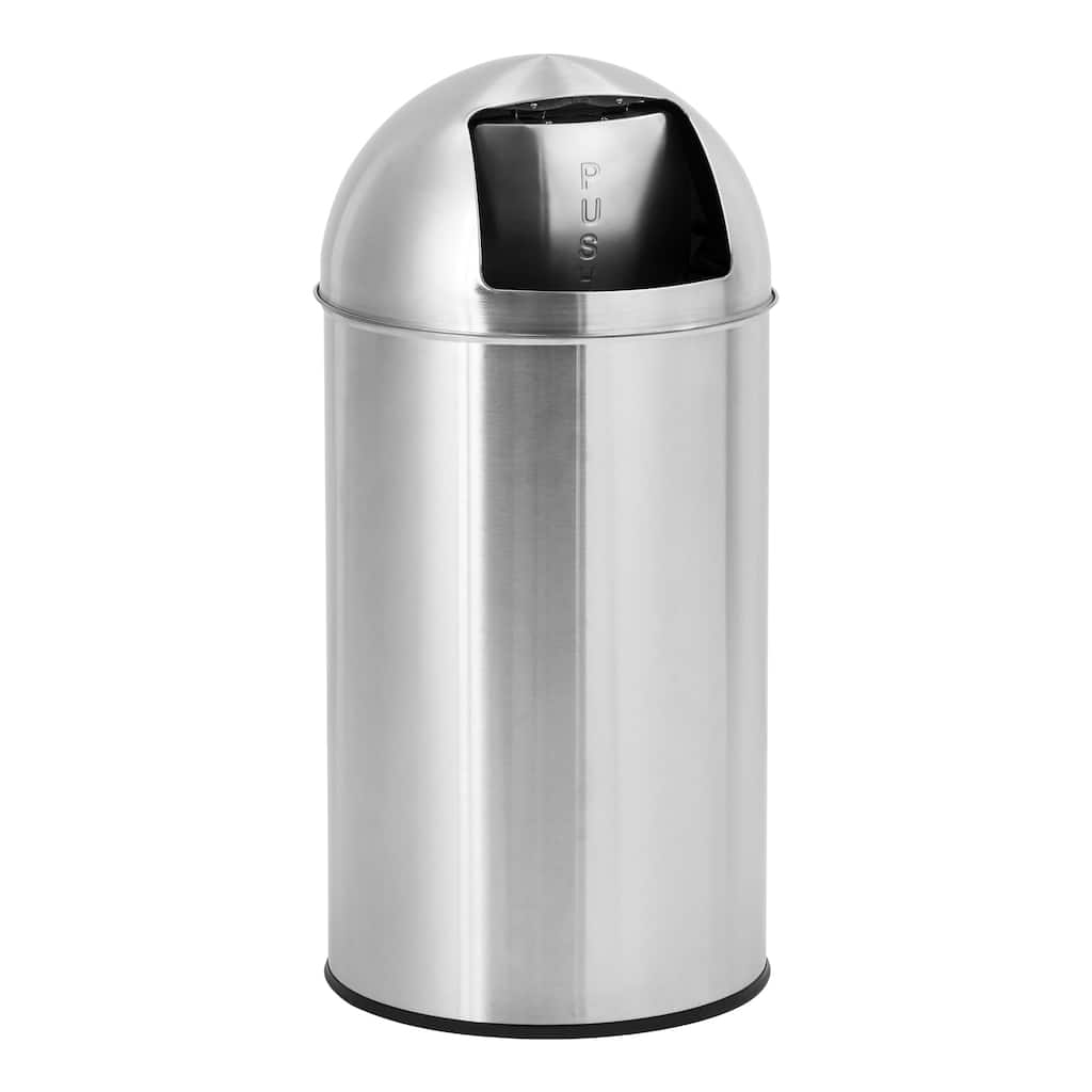 18.5 Gallon/70 Liter Trash Can, with Push Lid, Removable Inner Bucket