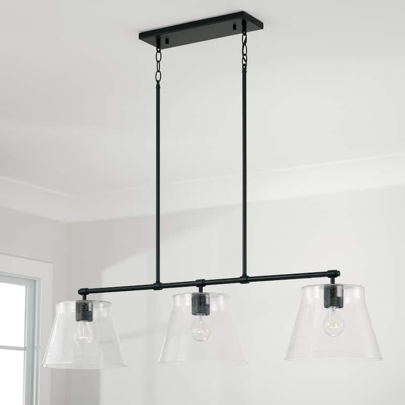 Baker 3-light Island Fixture/ Linear Chandelier