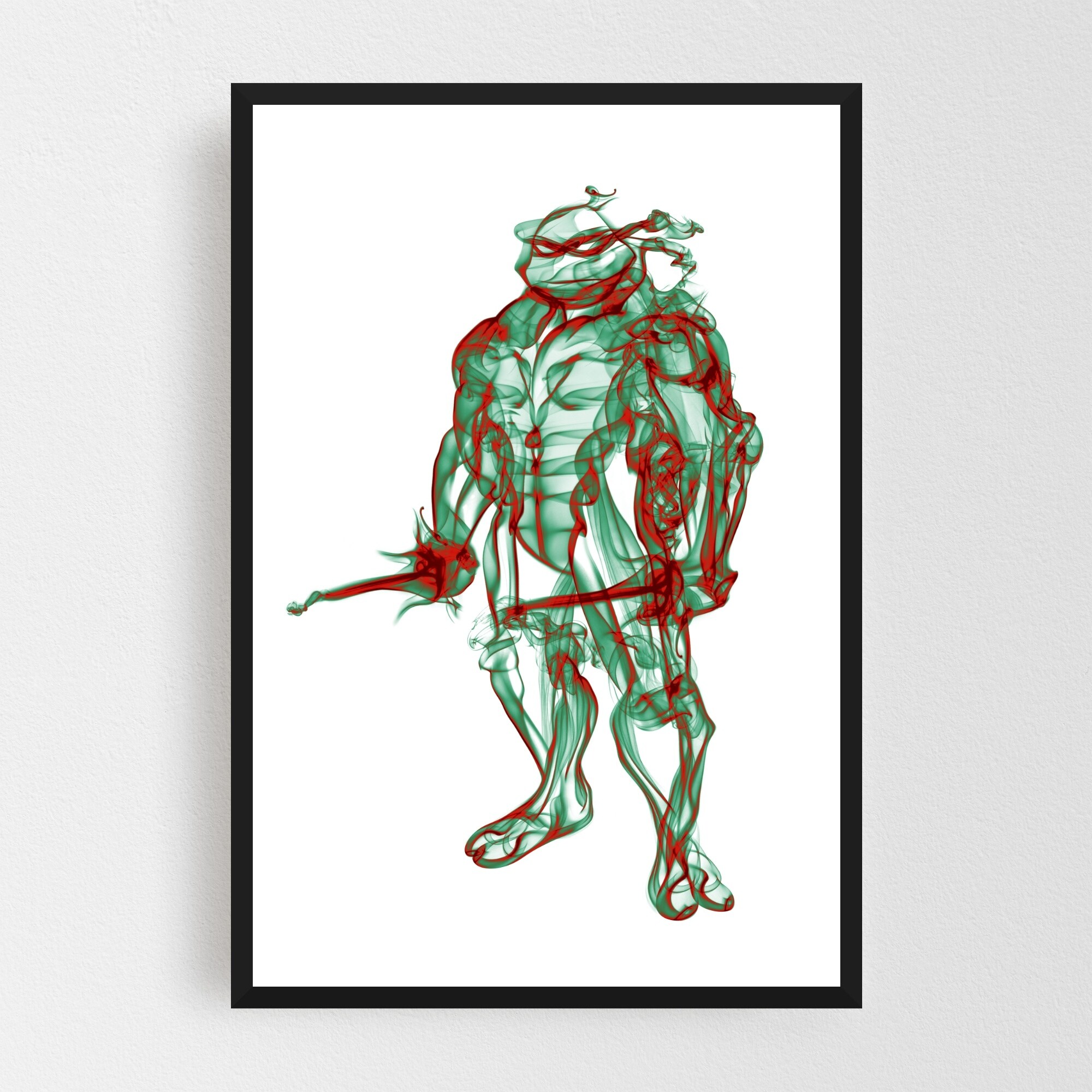 Shop Animals Cartoon Comics Smoke Tv Movies Framed Wall Art Print
