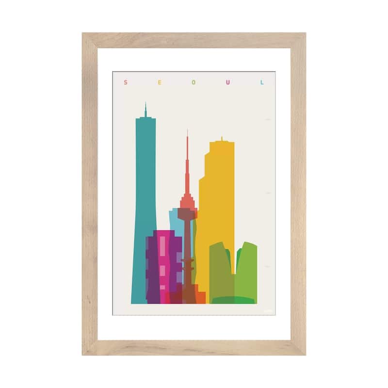 iCanvas "Seoul" by Yoni Alter - Natural - 24x16x1