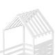 preview thumbnail 33 of 38, Twin Size House Bed Wood Kids Bed Frame with 2 Storage Drawers, Window and Guardrails for Bedroom, Easy Assembly