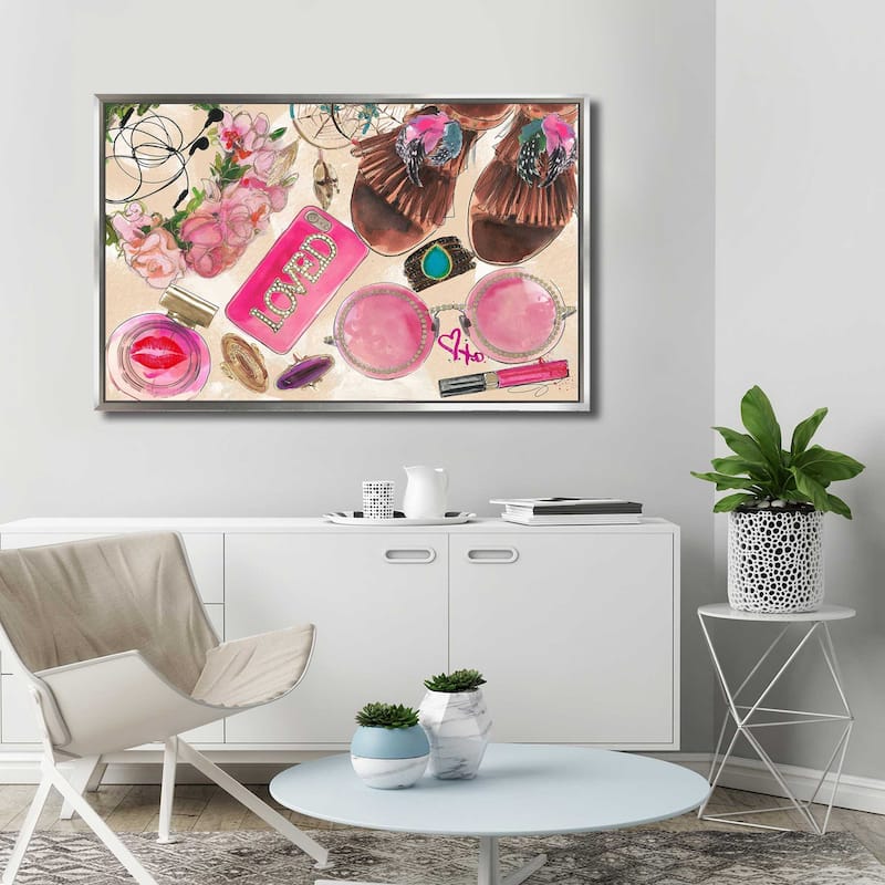 "Festival Important Things" by Jodi Print on Floating Canvas