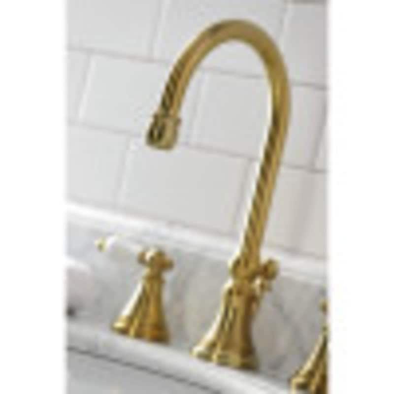 Kingston Brass Governor 1.2 GPM Deck Mounted Bathroom Faucet with
