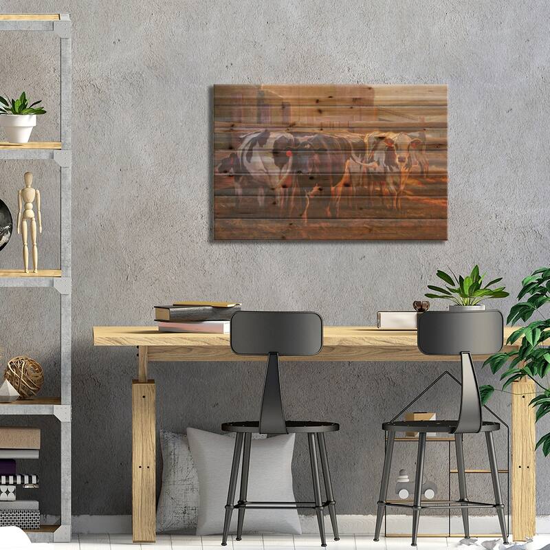 The Buttercream Gang Print On Wood by Mark McKenna - Multi-Color