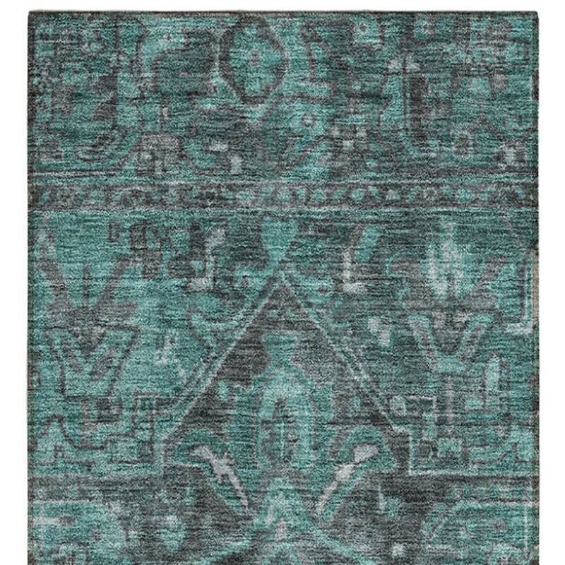 Dafi Oriental Weather Resistant Heritage-Inspired Outdoor Rug