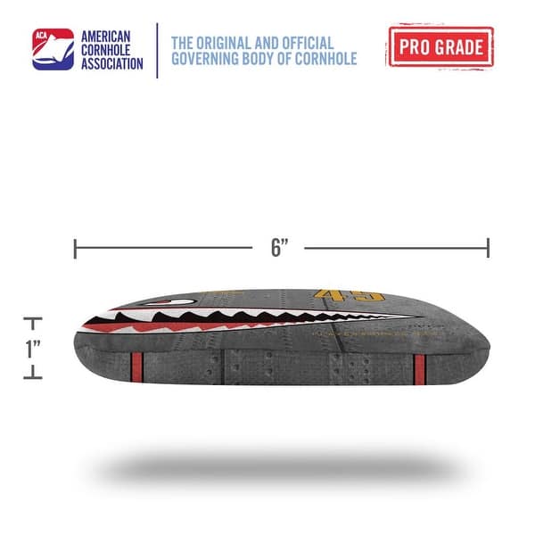 Bomber Silver Dual Sided Cornhole Bags