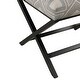 preview thumbnail 11 of 53, Porch & Den Boucher Modern Metal X-base Square Ottoman