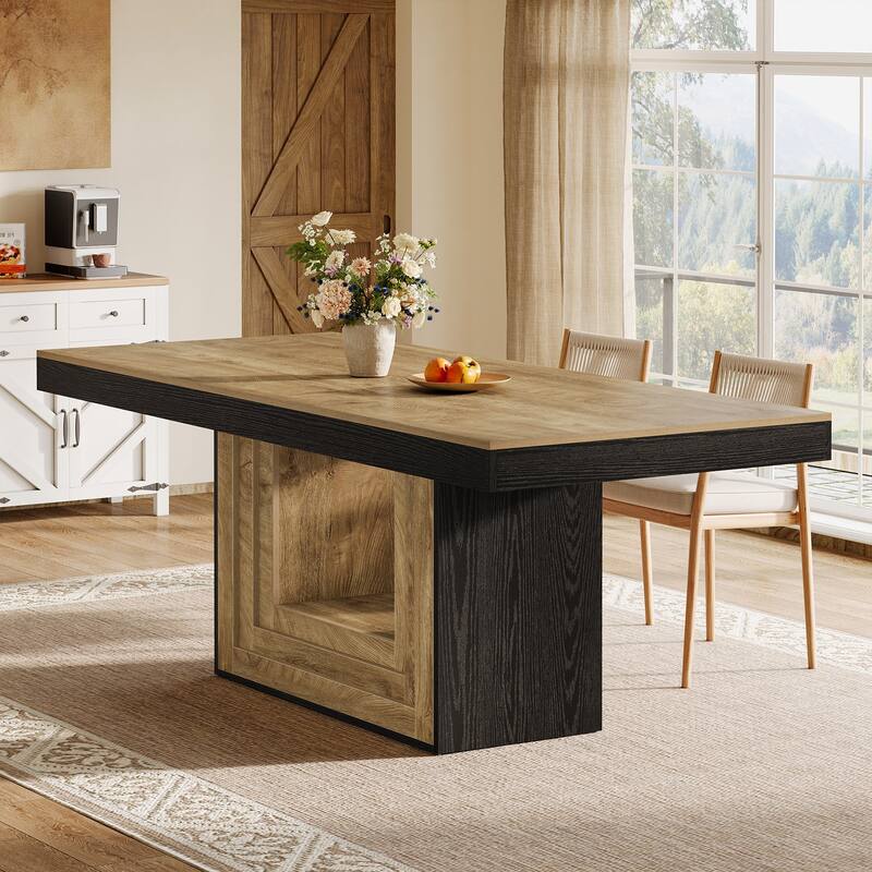 63" Dining Table for 4-6 People