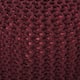 Abena Knitted Cotton Pouf by Christopher Knight Home