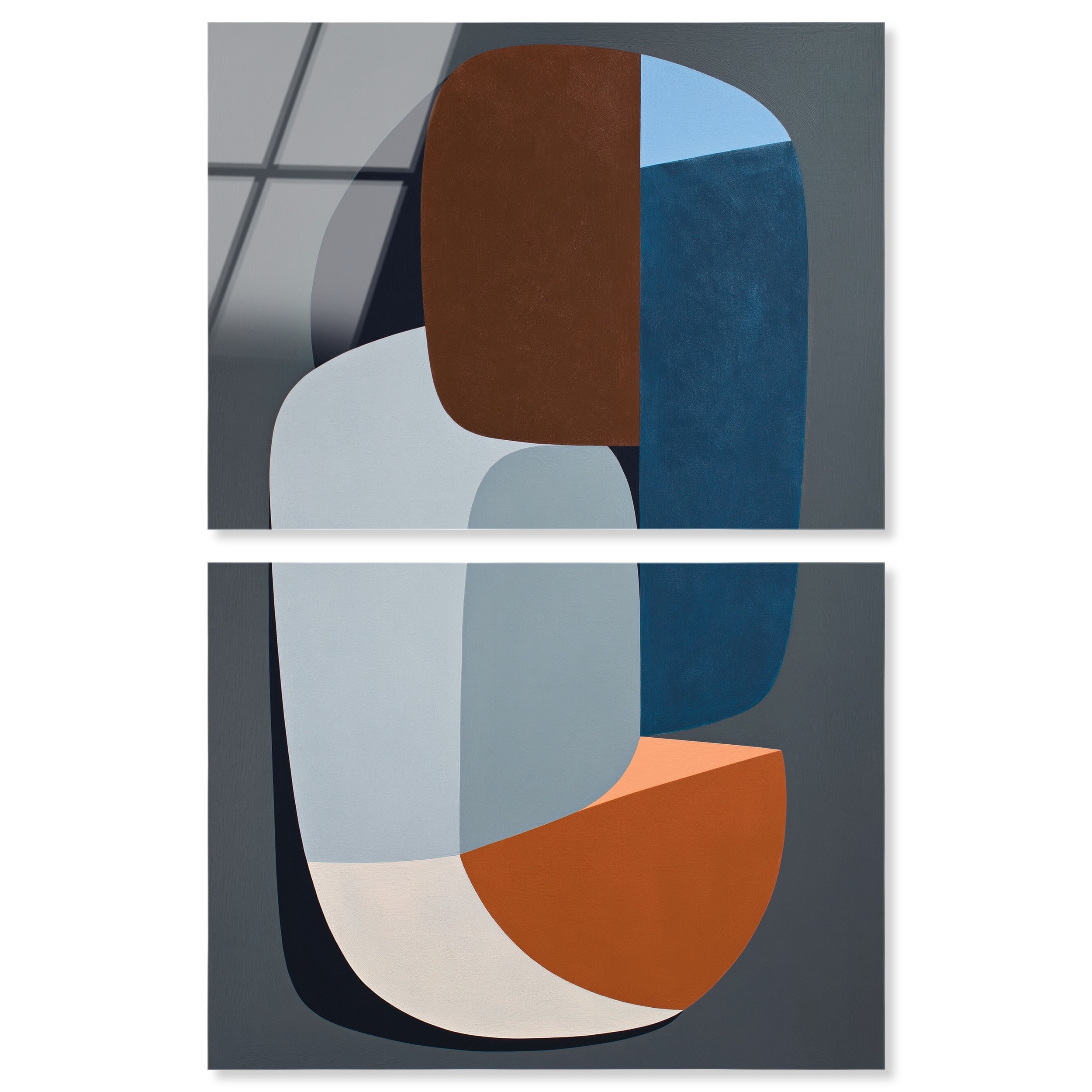 Terrestrial Shift I Living Room Wall Art Set Acrylic by Art Remedy