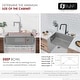 preview thumbnail 22 of 42, Dual-Mount Stainless Steel Workstation Kitchen Sink built in Accessories