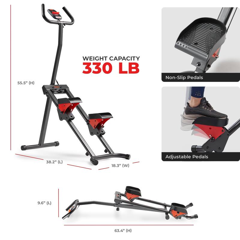 Sunny Health Foldable Smart Cardio Step Climber SF-S024035