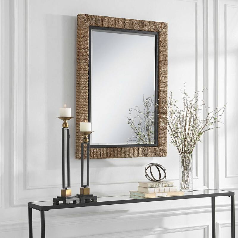 Uttermost 09853 Island 30" W x 41" H Rectangular Framed Bathroom