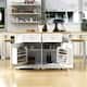 Option White-Single Kitchen Island