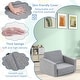 preview thumbnail 8 of 9, Honeyjoy Toddler Fold out Couch Children’s Convertible Sofa to Lounger - See Details