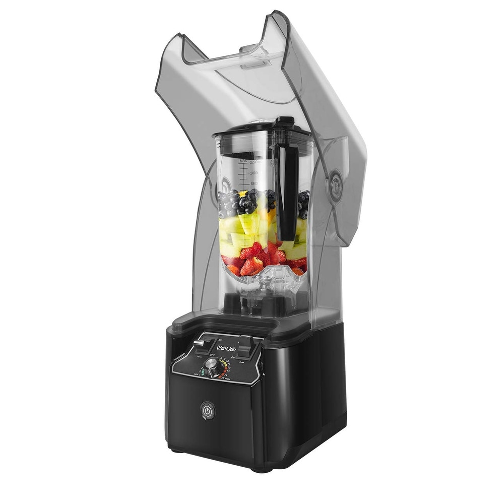 Professional Commercial Blender With Shield Quiet Sound Enclosure 2200W Industries Strong and Professional-Grade Power