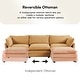 preview thumbnail 99 of 150, Corduroy Sectional Sofa with Removable Ottomans & Ultra-soft Cushions for Living Room & Bedroom