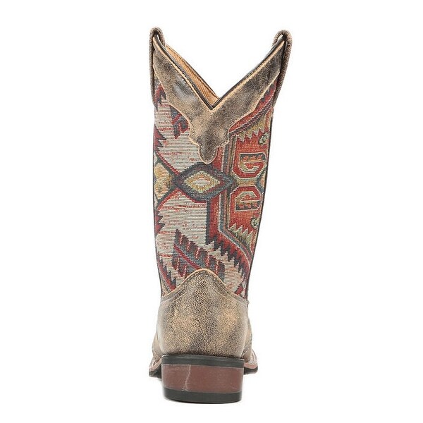 laredo women's scout aztec square toe boots
