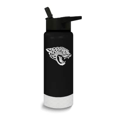 NFL Jasksonville Jaguars Stainless Steel Silicone Grip 24 Oz. Water Bottle