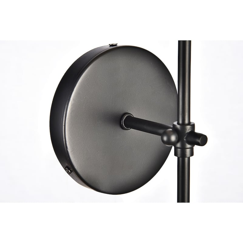 Mel Collection Wall Sconce D5.5 H15 Lt:1 Black Finish